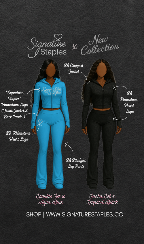 PRE-ORDER (Sasha Set x Leopard Black) (L)