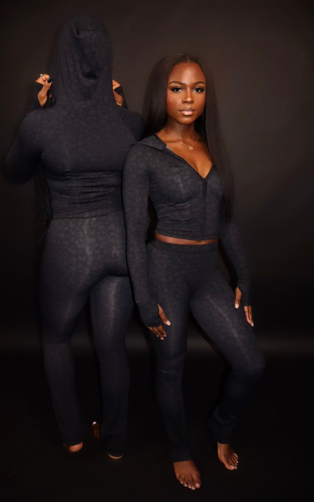 SASHA x Leopard Black Set